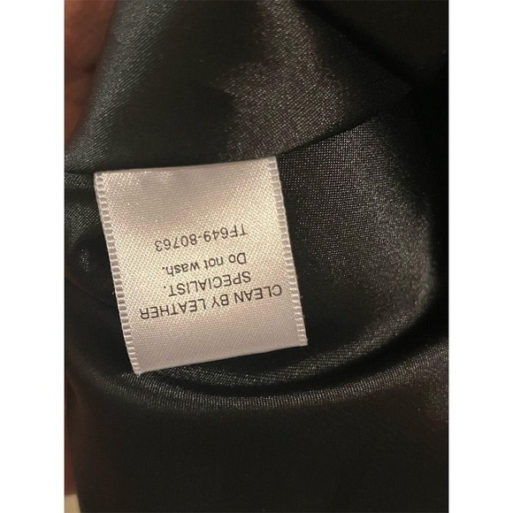 Pendleton Women's Vintage Black Leather Jacket Size S Outdoor Old Money Classic - Picture 10 of 12